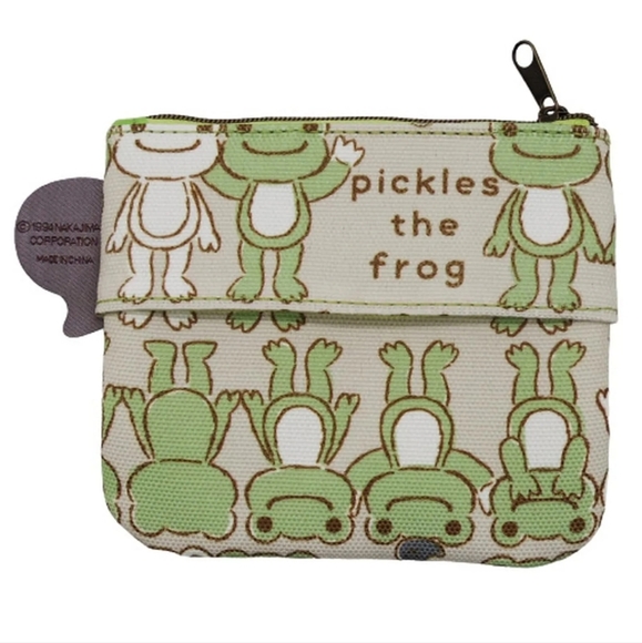 Pickles the frog tissues pouch / bag / purse - Picture 2 of 7